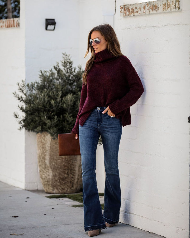 Women elegant bootcut jeans Lune London