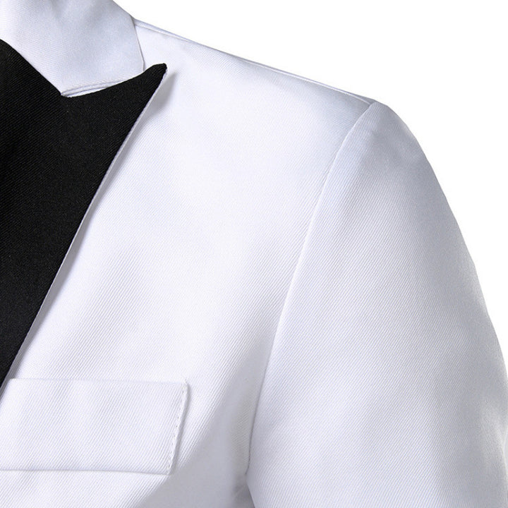 Men's elegant tuxedo jacket with satin peak Lune London