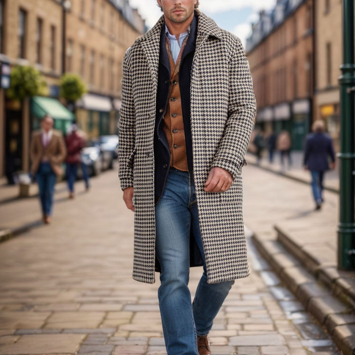 Classic wool coat for men Lune London