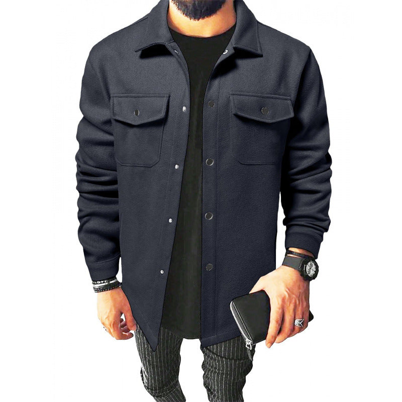 Men's blazer shirt made of durable material with practical pockets Lune London