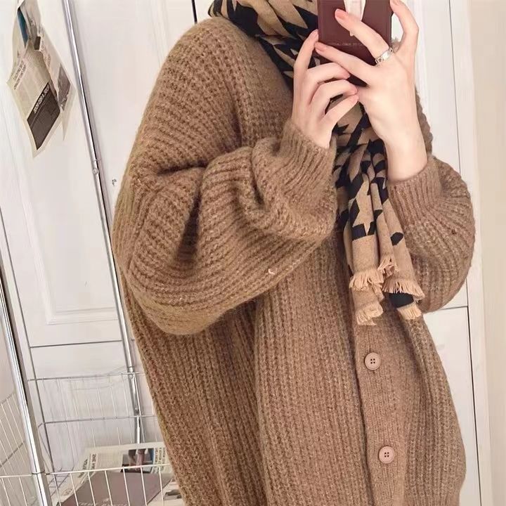 Cardigan en tricot confortable pour femmes à coupe oversize Chic & Stil