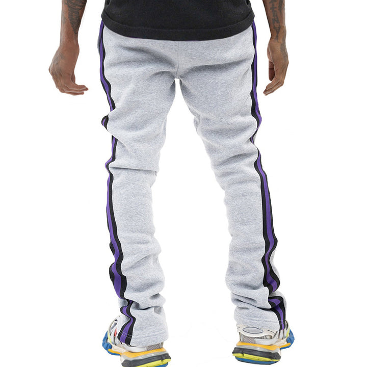 Men's sports pants with side stripes and adjustable waist Lune London