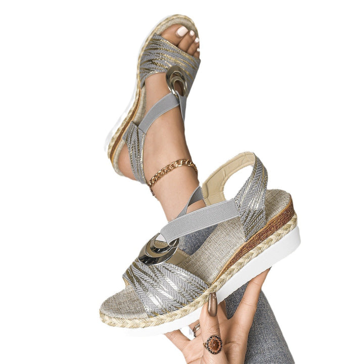 Ladies Espadrilles Wedges Stylish Lune London