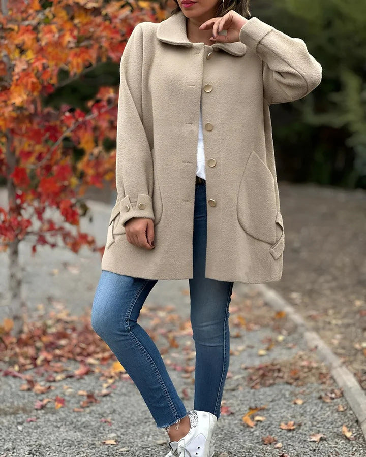 Ladies oversized urban chic coat and style