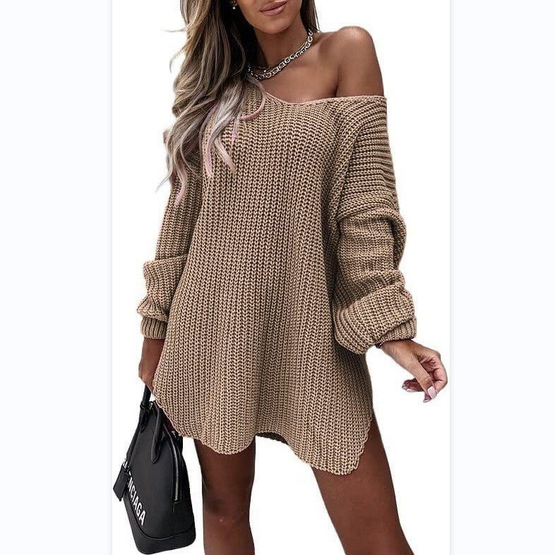 Women's Oversized Knit Dress Lune London