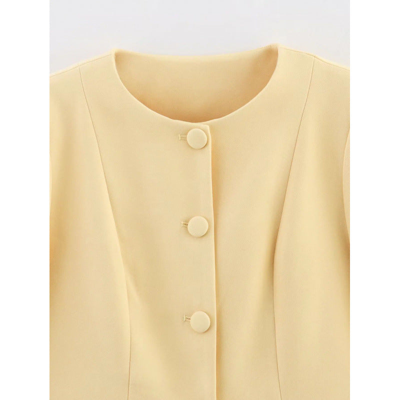 Modern blazer jacket for women with textured design Lune London