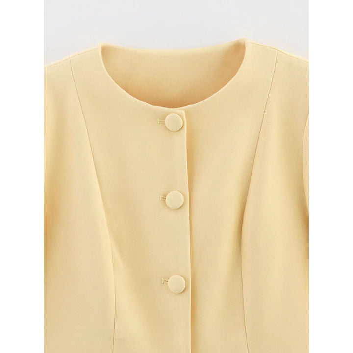 Modern blazer jacket for women with textured design Lune London
