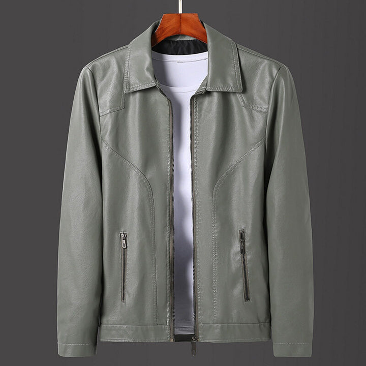Casual faux leather jacket for men Lune London