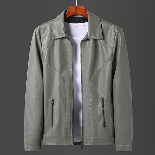 Casual faux leather jacket for men Lune London