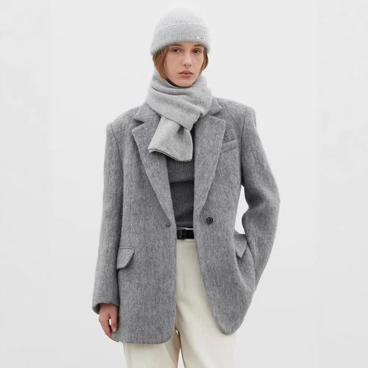 Blazer en laine élégant et confortable pour femme avec coupe moderne Chic & Stil