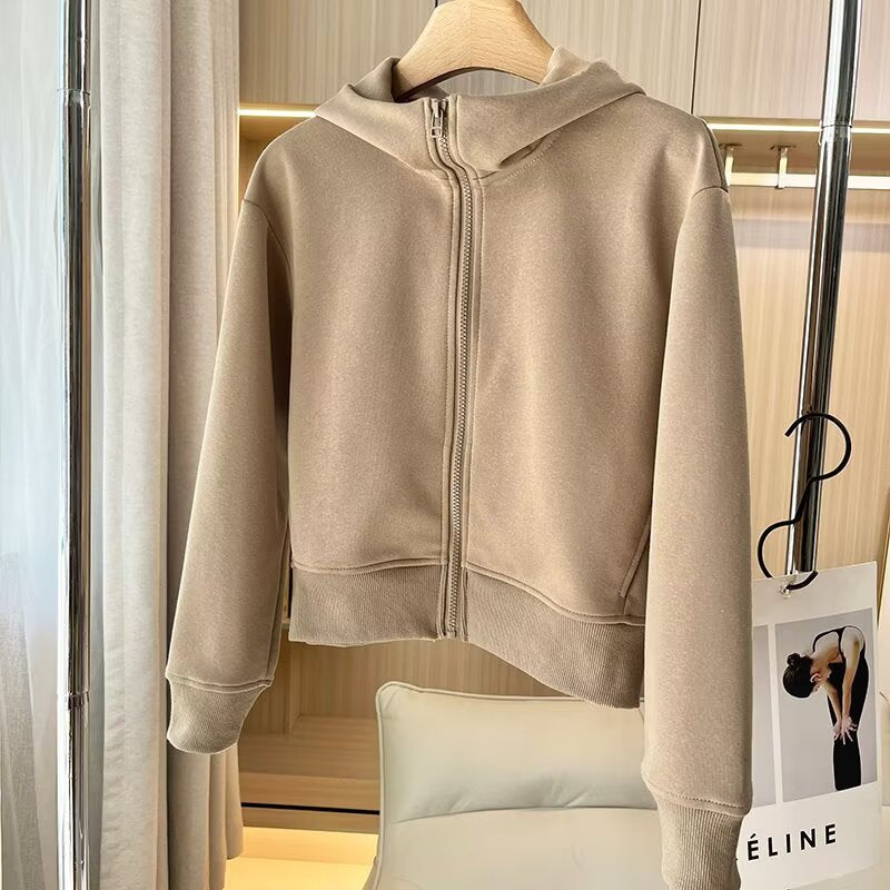 Veste à capuche confortable pour femmes avec zip innovant Chic & Stil
