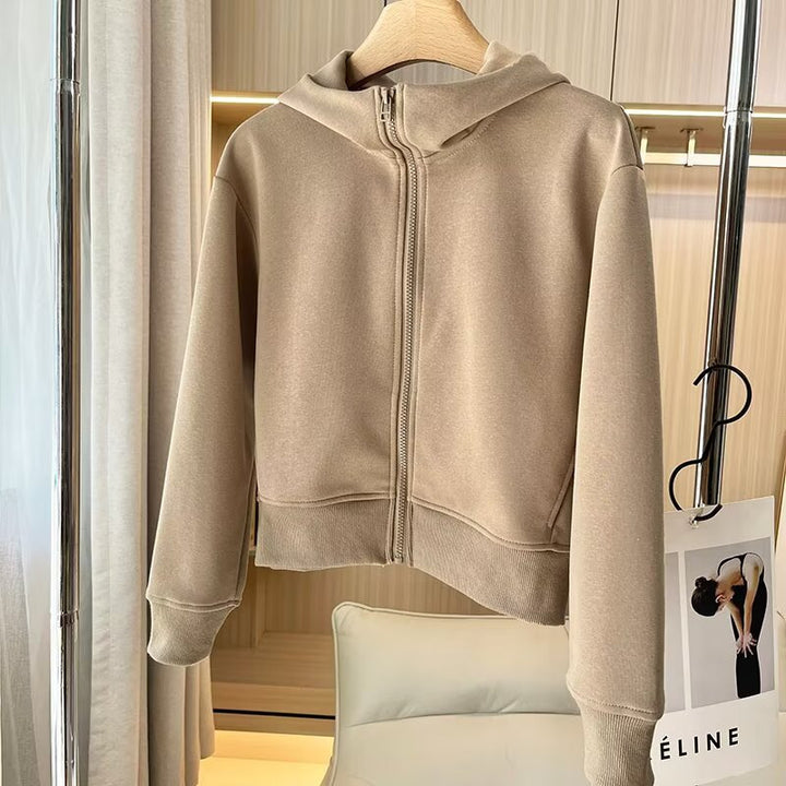 Veste à capuche confortable pour femmes avec zip innovant Chic & Stil