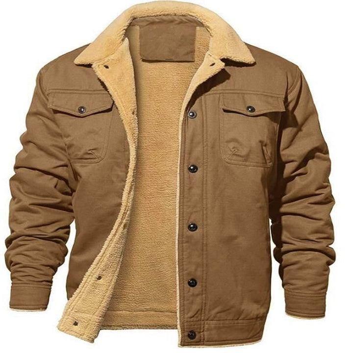 Winter jacket for men with soft plush lining Lune London