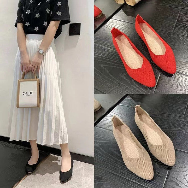 Women's Elegant and Breathable Ballet Flats with Flexible Footbed Lune London