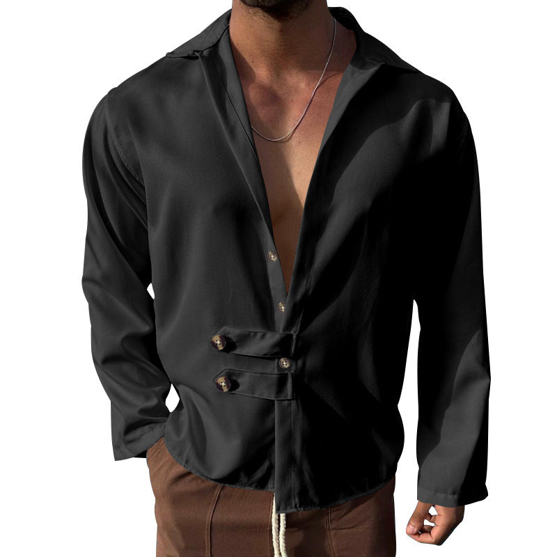 Men's elegant shirt with fashionable button closure Lune London
