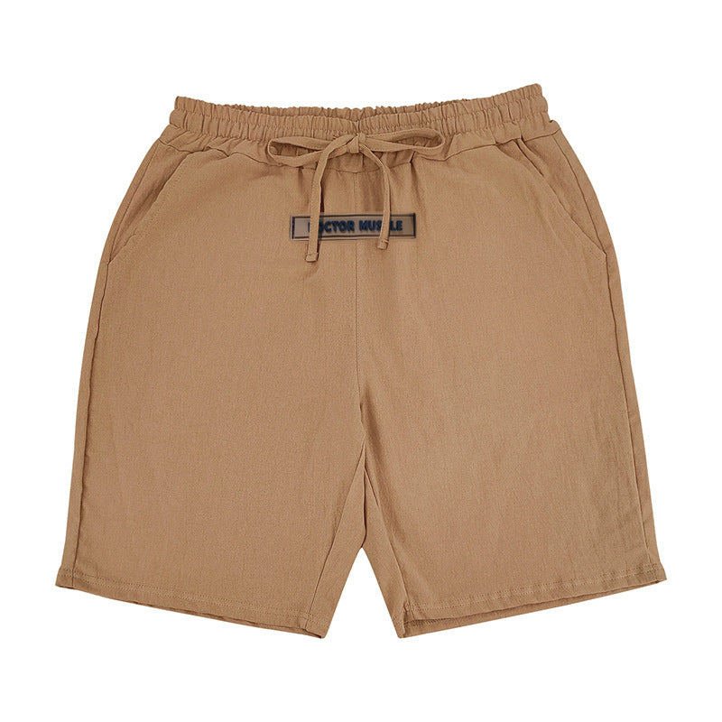 Comfortable men's leisure shorts with elastic waistband and practical side pockets Lune London