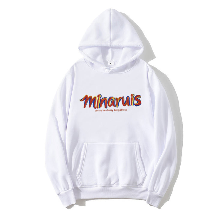 Women's hoodie with colorful lettering Chic & Stil