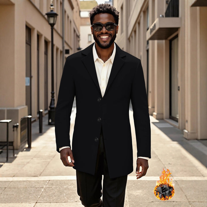 Elegant and stylish long coat for men Lune London