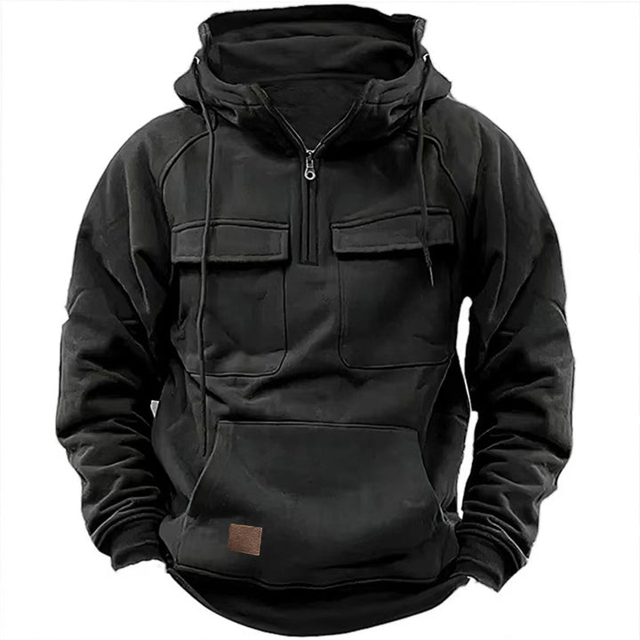 Men's casual hoodie with practical pockets and modern fit Lune London