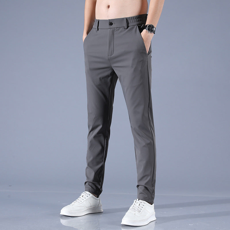Elegant slim-fit business trousers for men Lune London