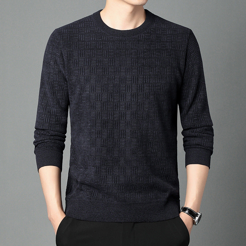 Comfortable knitted sweater for men with a unique structure Lune London