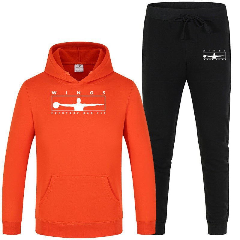 Women's jogging suit with modern logo and comfortable kangaroo pockets Chic & Stil