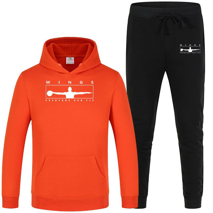 Women's jogging suit with modern logo and comfortable kangaroo pockets Chic & Stil