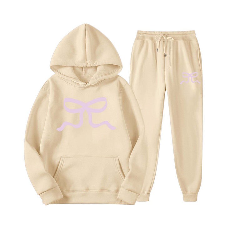 Ensemble de sweat à capuche décontracté et de pantalon de jogging pour femmes Chic & Stil