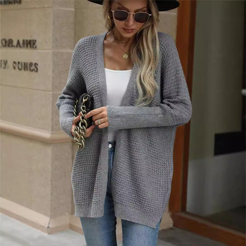 Lady cardigan with open front and relaxed fit Lune London