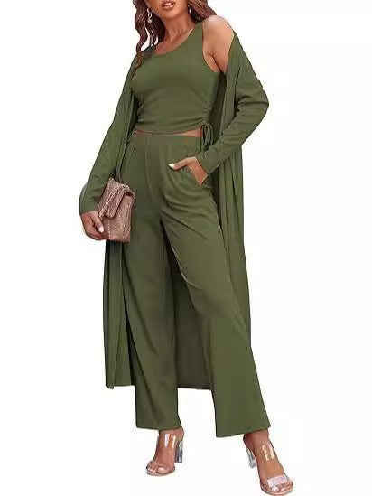 Dames élégant ensemble de salon avec long cardigan Lune London