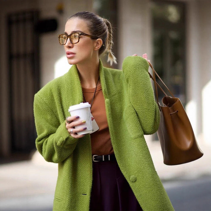 Lune London oversized casual blazer for women made of high-quality material