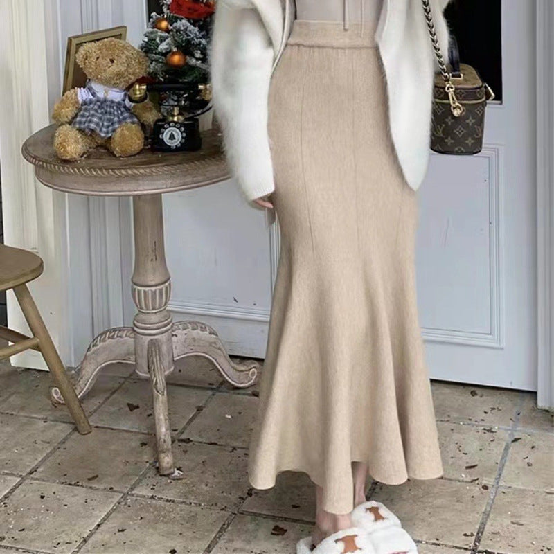 Ladies elegant wrap skirt with flared fashionable shape Lune London