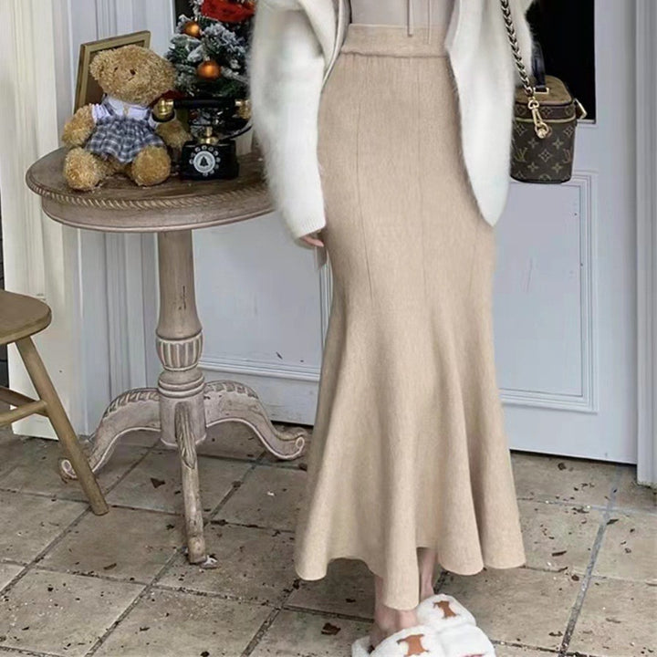 Ladies elegant wrap skirt with flared fashionable shape Lune London