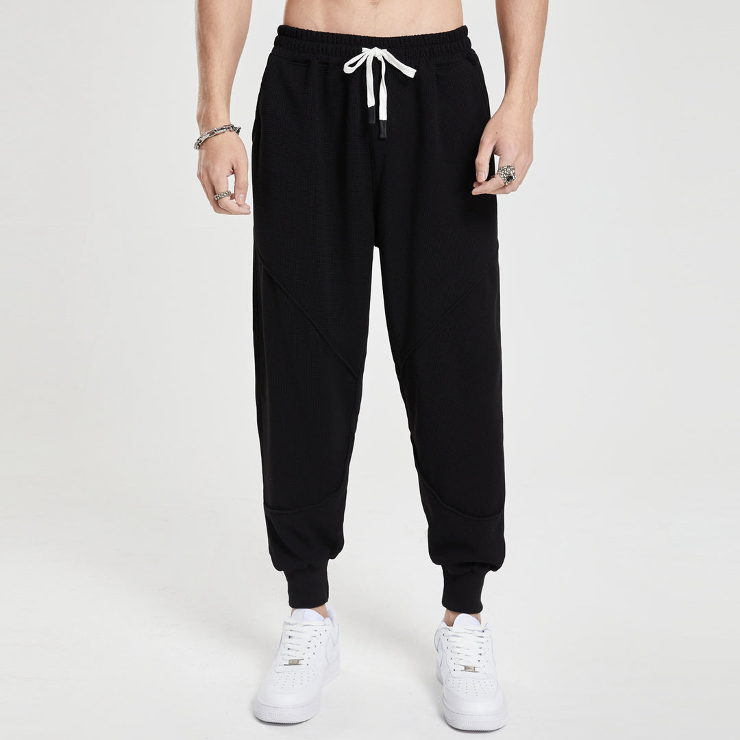 Men's sports pants with quilted design Lune London