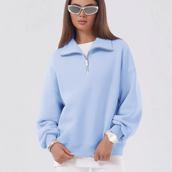 Women’s comfortable stand-up collar sweater Lune London