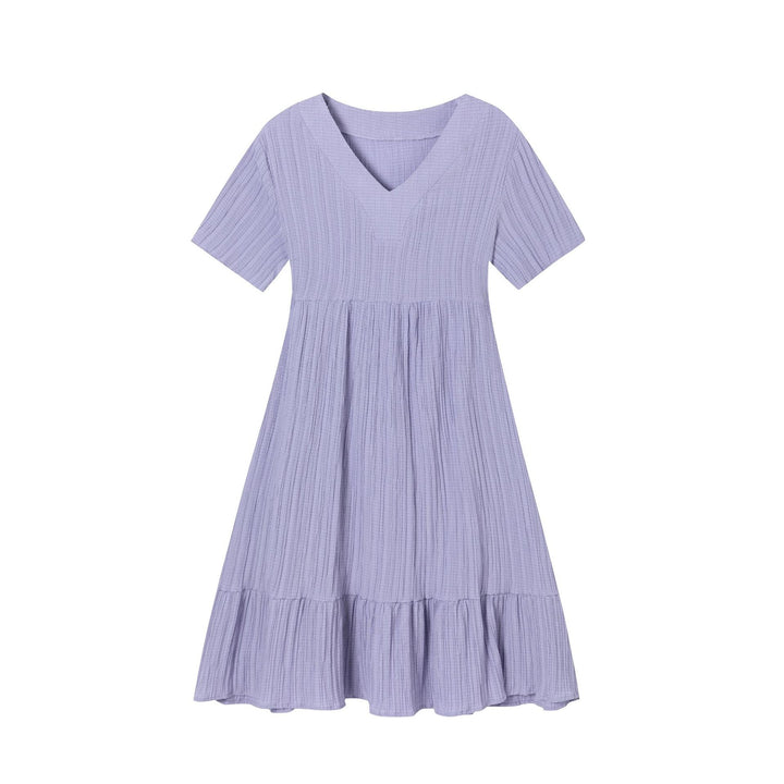 Ladies V neck midi dress Lune London