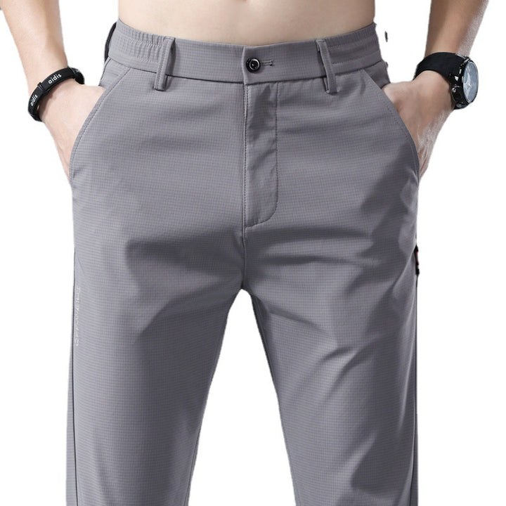 Pantalon décontracté pour hommes avec taille élastique et poches pratiques Lune London