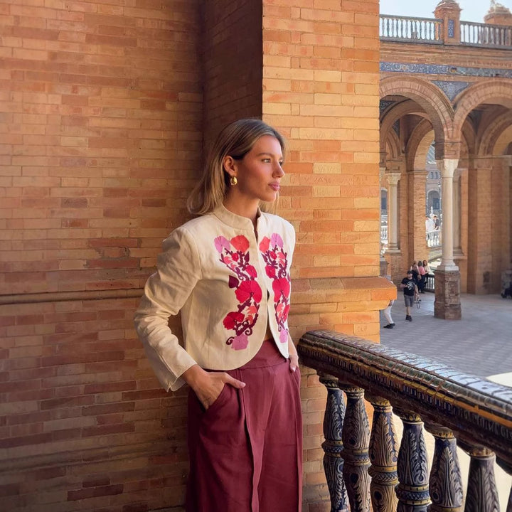 Elegant women embroidered jacket Lune London