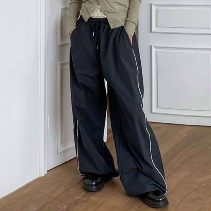 Women's Comfortable Leisure Pants with High Waist and Side Slits Chic & Stil