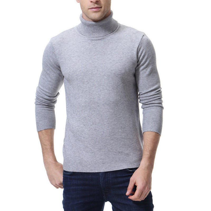 Elegant turtleneck sweater for men in high-quality cotton Lune London