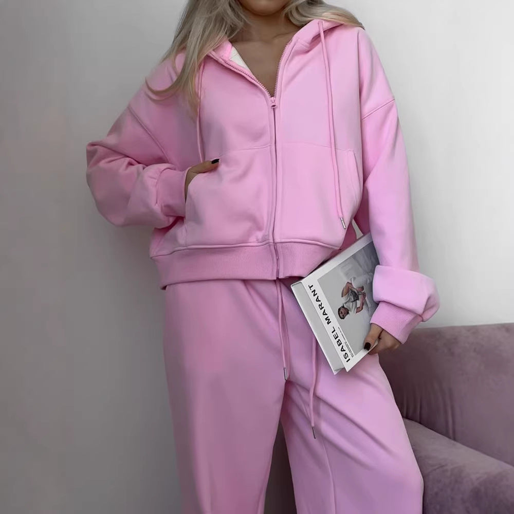 Women’s casual hoodie with high-quality zipper Chic & Stil