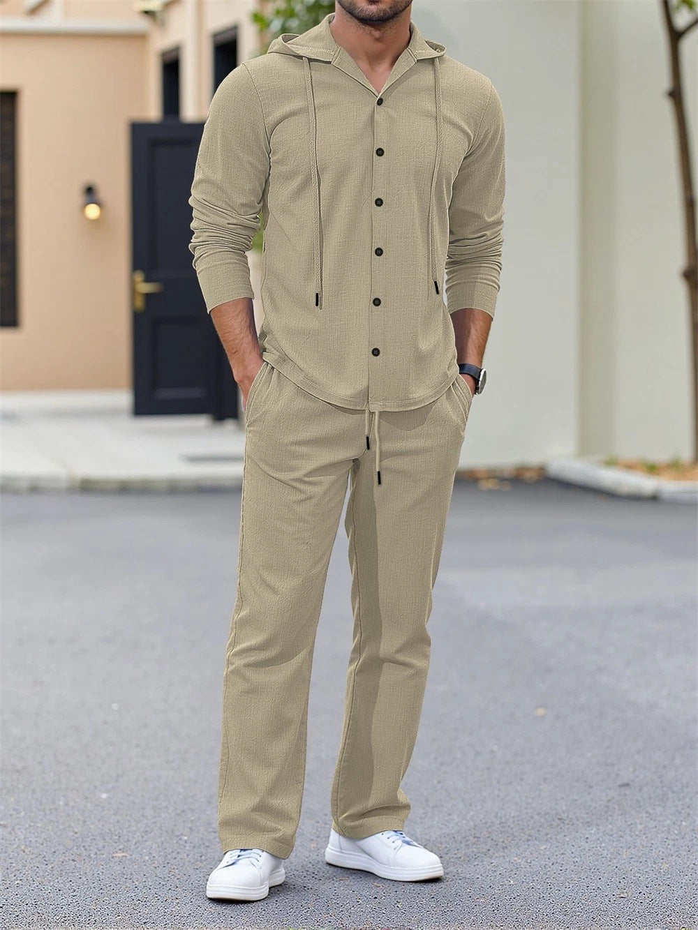 Men's casual hoodie set with practical pockets and trendy fit Lune London