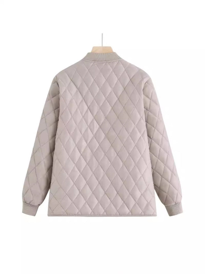Quilted transition jacket for women with practical pockets and modern cut Lune London