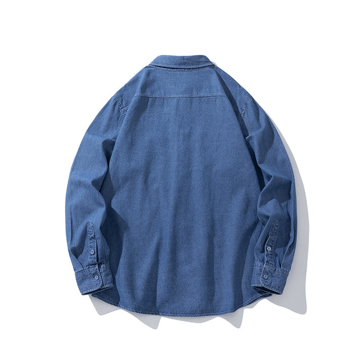 Casual denim shirt for women with pockets and button placket Lune London