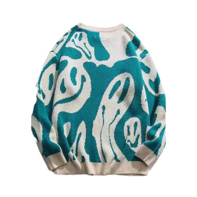 Casual sweater for women with modern print and loose fit Lune London