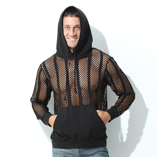Sporty women's hoodie with breathable mesh from Lune London