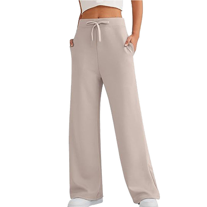 Ladies Comfortable and Trendy Leisure Pants with Wide Cut Lune London