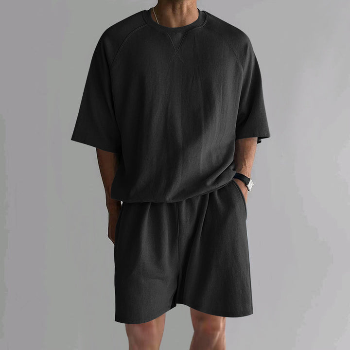 Comfortable sports suit for men with wide sleeves and an elastic waist Lune London