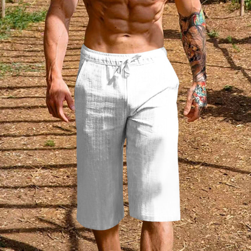 Comfortable active shorts for men with elastic waistband and side pockets Lune London