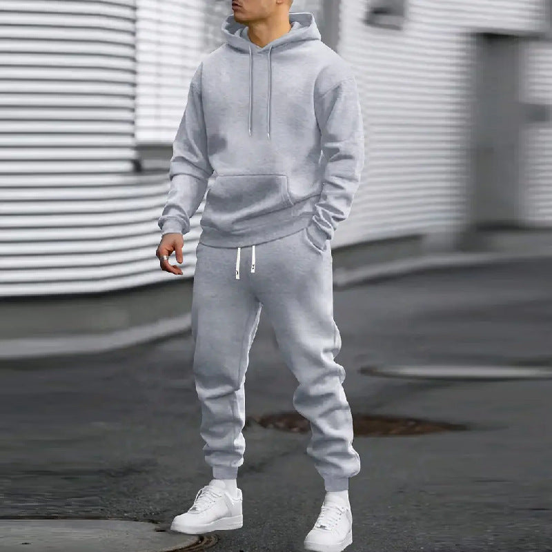 Men's Hooded Sports Tracksuit with Practical Pockets Lune London